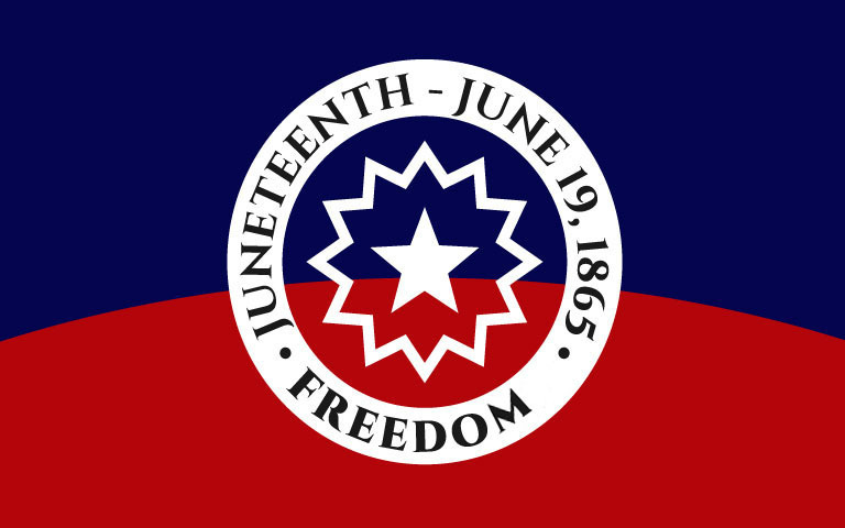 The Juneteenth Flag. June 19, 1865. Feedom. 